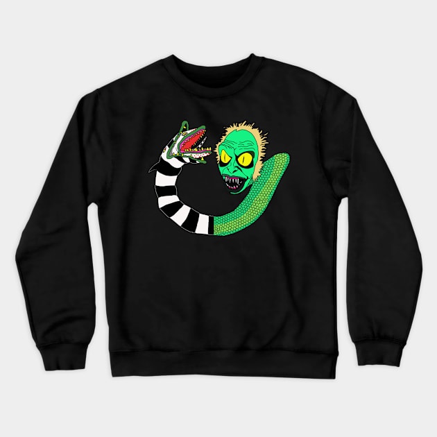 SandWorm and BeetleSnake Crewneck Sweatshirt by Lydia's Green Light Closet 